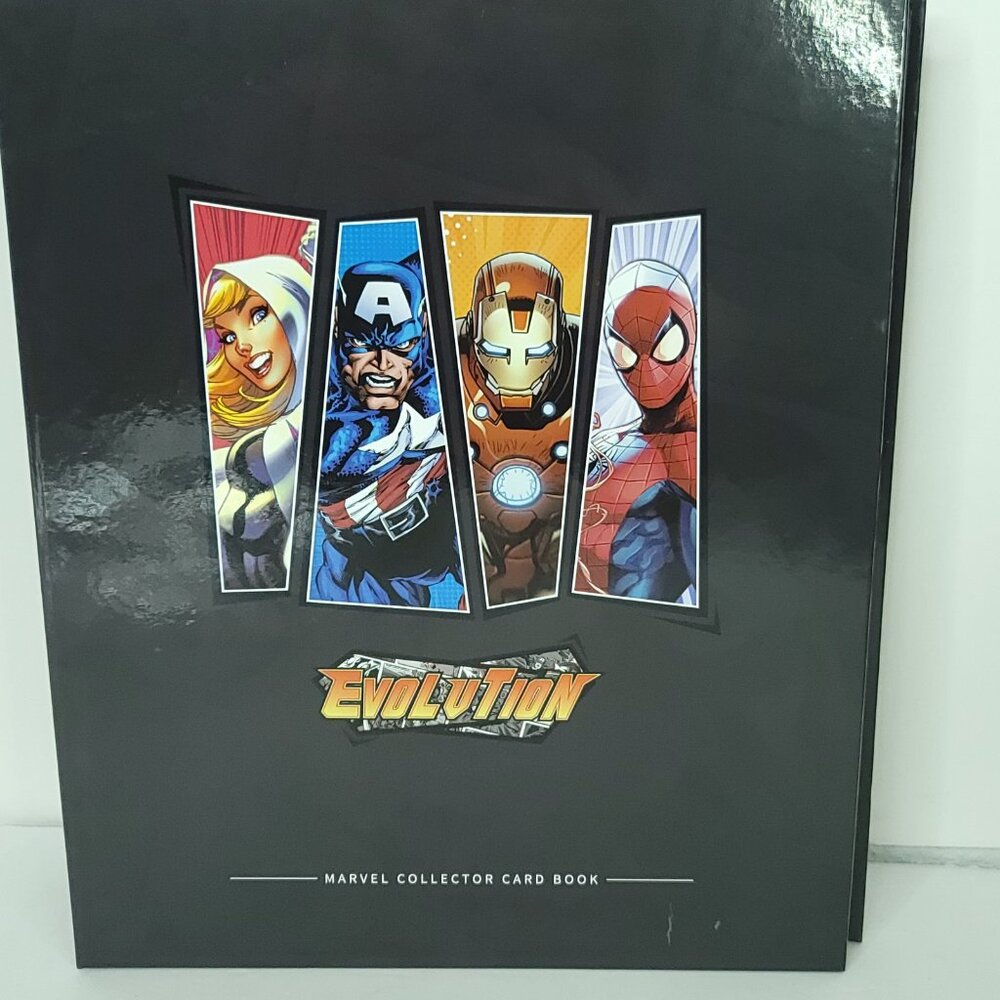 Finding Unicorn Marvel Comics Evolution Official Card Binder Iron Man Spiderman